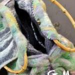 Felted Bag - Wool Hand Bags , Felted Wool..